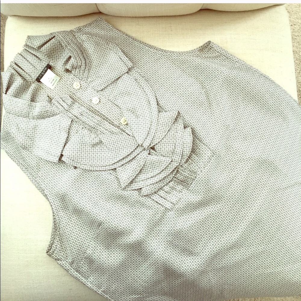 J. Crew sleeveless blouse